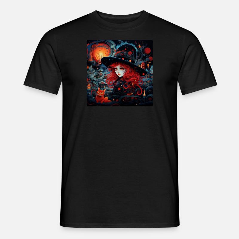 Die ätherische Hexe - Männer T-Shirt - Schwarz