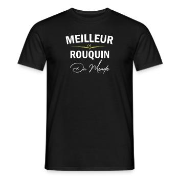 cadeau homme humour meilleur rouquin - T-shirt homme - noir - Devant - AI Model Male 178 light (178cm)