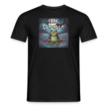 Graf Quackula - Männer T-Shirt - Schwarz - Vorne - AI Model Male 178 light (178cm)