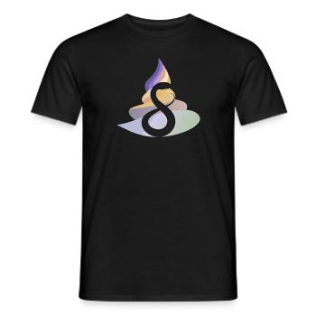 Snake Snake species Snake eye - Men's T-Shirt - black - Front - AI Model Male 178 light (178cm)
