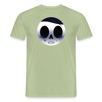 Moon - Männer T-Shirt - Sage - Vorne - AI Model Male 178 light (178cm)
