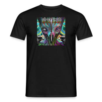 Slocrowth - T-shirt homme - noir - Devant - AI Model Male 178 light (178cm)