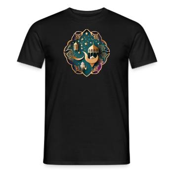 Ramadan Gift Eid Mubarak Islam Allah Muslim - Men's T-Shirt - black - Front - AI Model Male 178 light (178cm)