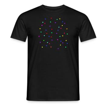 Carnaval de confettis Alaaf Helau - T-shirt homme - noir - Devant - AI Model Male 178 light (178cm)
