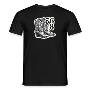 Cadeau de danse en ligne - T-shirt homme - noir - Devant - AI Model Male 178 light (178cm)