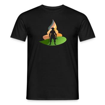 Pirate Tête de pirate Pirate - T-shirt homme - noir - Devant - AI Model Male 178 light (178cm)