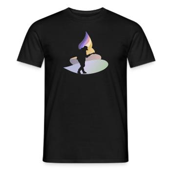 Guitare Guitare électrique - T-shirt homme - noir - Devant - AI Model Male 178 light (178cm)