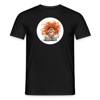 Drummer - Männer T-Shirt - Schwarz - Vorne - AI Model Male 178 light (178cm)