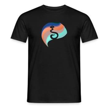 snake contortionists snake eggs - Men's T-Shirt - black - Front - AI Model Male 178 light (178cm)