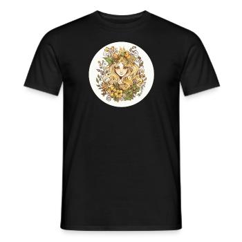 Waldfee - Männer T-Shirt - Schwarz - Vorne - AI Model Male 178 light (178cm)