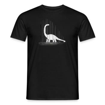 Dinosaures dinosaures dinosaures brachiosaures - T-shirt homme - noir - Devant - AI Model Male 178 light (178cm)