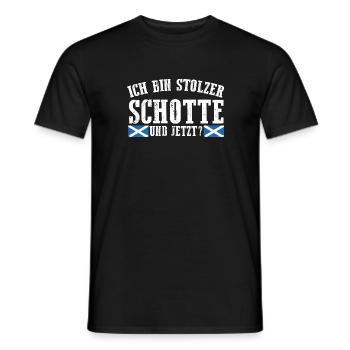 Schotten Schottisch Schottland - Männer T-Shirt - Schwarz - Vorne - AI Model Male 178 light (178cm)