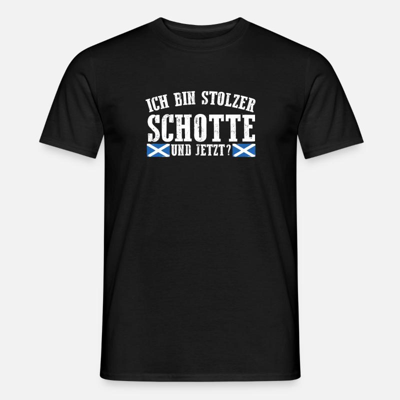 Schotten Schottisch Schottland - Männer T-Shirt - Schwarz
