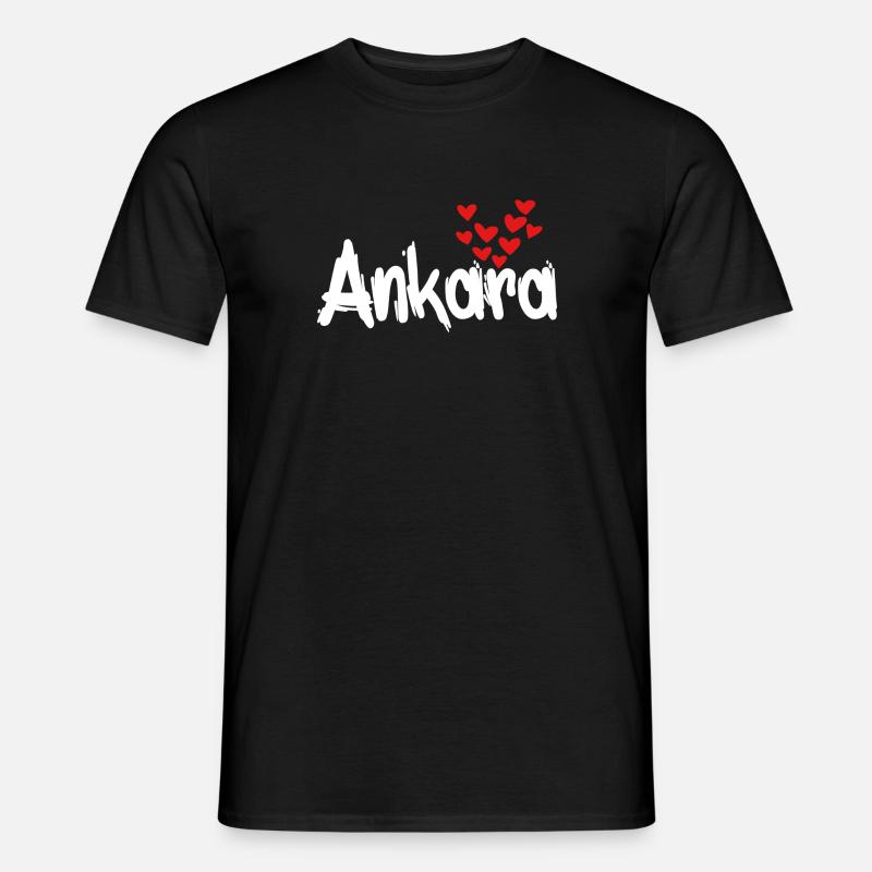 Ankara - Männer T-Shirt - Schwarz