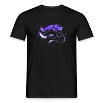 Dragon de la nuit magique - Dragon des éléments - T-shirt homme - noir - Devant - AI Model Male 178 light (178cm)