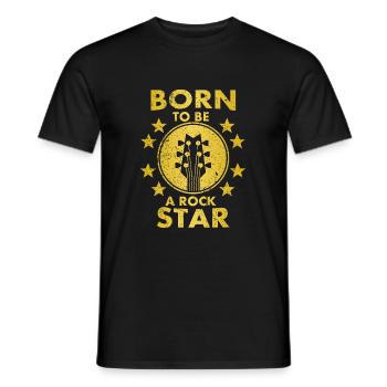Geboren, um ein zu werden - Männer T-Shirt - Schwarz - Vorne - AI Model Male 178 light (178cm)