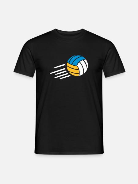 Beachvolleyball - Männer T-Shirt - Schwarz