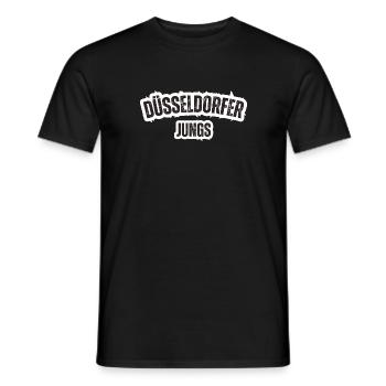 Düsseldorf Garçons - T-shirt homme - noir - Devant - AI Model Male 178 light (178cm)