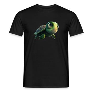 Tortue - T-shirt homme - noir - Devant - AI Model Male 178 light (178cm)