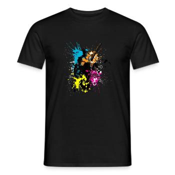 licorne Crâne - T-shirt homme - noir - Devant - AI Model Male 178 light (178cm)