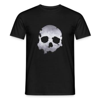 Schädel - Männer T-Shirt - Schwarz - Vorne - AI Model Male 178 light (178cm)