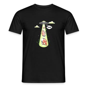 Tapir - up, up and away - Männer T-Shirt - Schwarz - Vorne - AI Model Male 178 light (178cm)