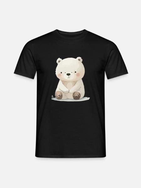 Iggy le petit ourson - T-shirt homme - noir