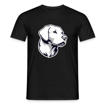Labrador 3col oT - T-shirt homme - noir - Devant - AI Model Male 178 light (178cm)