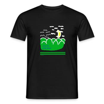 OpenSpace1 - Männer T-Shirt - Schwarz - Vorne - AI Model Male 178 light (178cm)