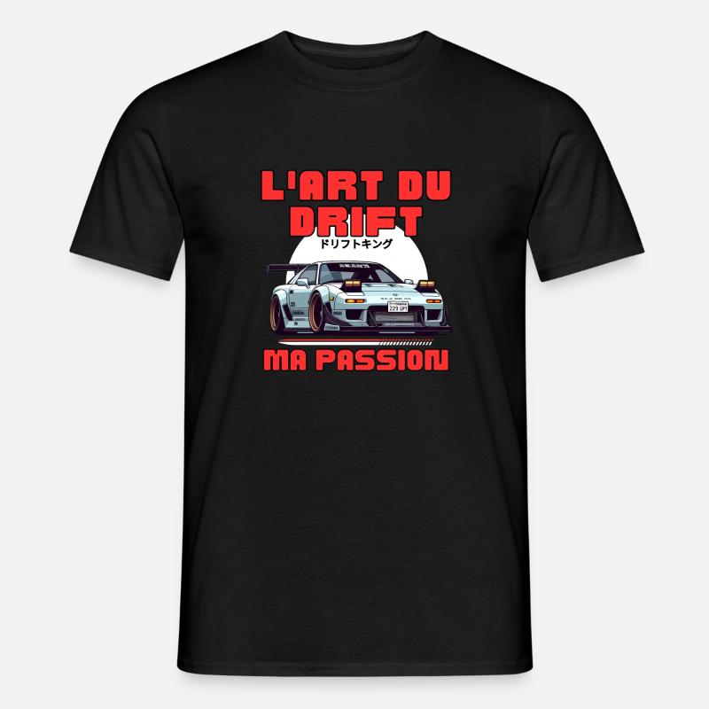 Die Kunst des Driftens - Männer T-Shirt - Schwarz