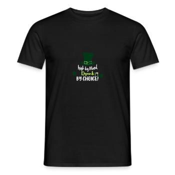 Keltischer Charme: Trinken mit Stolz - Männer T-Shirt - Schwarz - Vorne - AI Model Male 178 light (178cm)