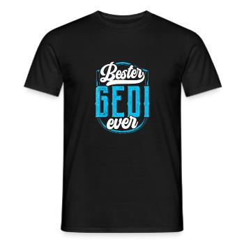 Bester Gedi Ever Taufgedi Firmged - Männer T-Shirt - Schwarz - Vorne - AI Model Male 178 light (178cm)