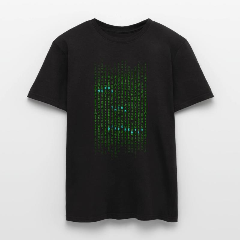 Les nerds pensent différemment T-shirt homme