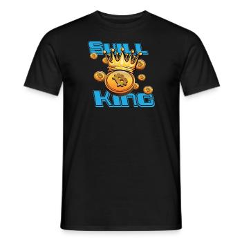 Bitcoin Shilling und Kryptowährung Investor HODL - Männer T-Shirt - Schwarz - Vorne - AI Model Male 178 light (178cm)