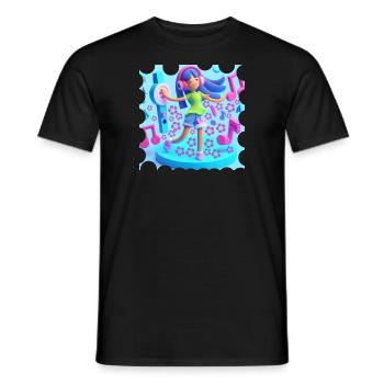 MUSIQUE DRÔLE 10 - T-shirt homme - noir - Devant - AI Model Male 178 light (178cm)