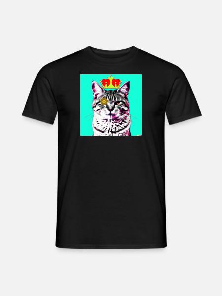 Blind Cat 10 - Men's T-Shirt - black