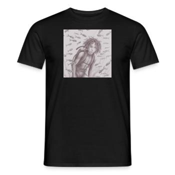 Garçon plongeur beige - T-shirt homme - noir - Devant - AI Model Male 178 light (178cm)