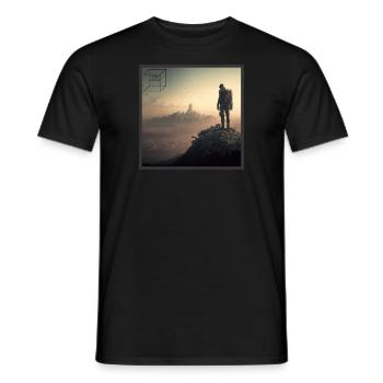 Too late - Men's T-Shirt - black - Front - AI Model Male 178 light (178cm)