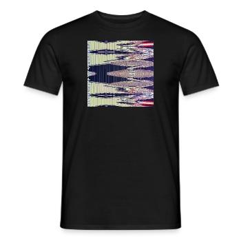 Abstrakt Artwork - Männer T-Shirt - Schwarz - Vorne - AI Model Male 178 light (178cm)