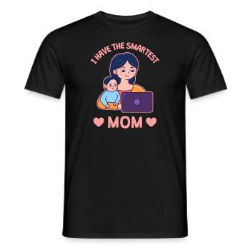 Mother's Day Proud Design - Men's T-Shirt - black - Front - AI Model Male 178 light (178cm)