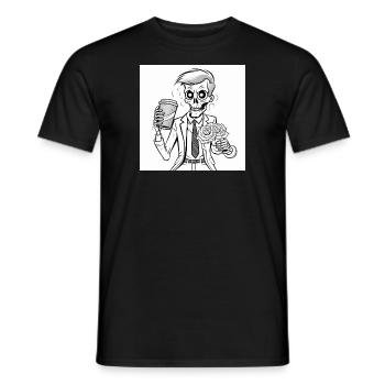 Life without coffee is death - Men's T-Shirt - black - Front - AI Model Male 178 light (178cm)