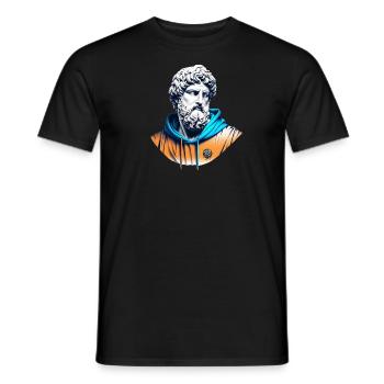 Ruegonides - T-shirt homme - noir - Devant - AI Model Male 178 light (178cm)
