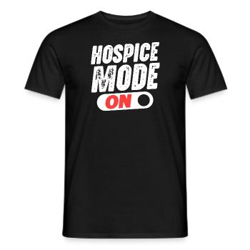 Mode Hospice activé - T-shirt homme - noir - Devant - AI Model Male 178 light (178cm)
