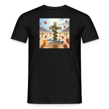DO I HAVE TO EXPLAIN IT TO YOU...? - Men's T-Shirt - black - Front - AI Model Male 178 light (178cm)