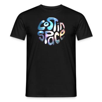 Perdu dans l’espace - T-shirt homme - noir - Devant - AI Model Male 178 light (178cm)