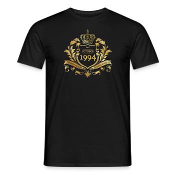 30e anniversaire Semper Verum - Établi 10/1994 - T-shirt homme - noir - Devant - AI Model Male 178 light (178cm)