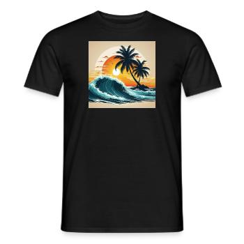 1724186727501 - T-shirt homme - noir - Devant - AI Model Male 178 light (178cm)