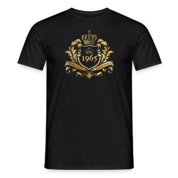 60e anniversaire Semper Verum - Créé en 04/1965 - T-shirt homme - noir - Devant - AI Model Male 178 light (178cm)