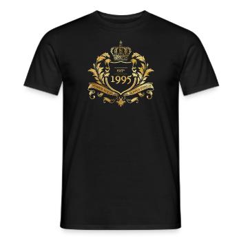 30e anniversaire Semper Verum - Créé en 1995 - T-shirt homme - noir - Devant - AI Model Male 178 light (178cm)