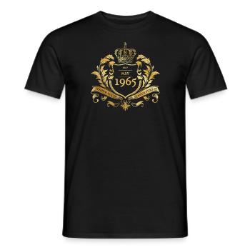 60e anniversaire Semper Verum - Créé 05/1965 - T-shirt homme - noir - Devant - AI Model Male 178 light (178cm)